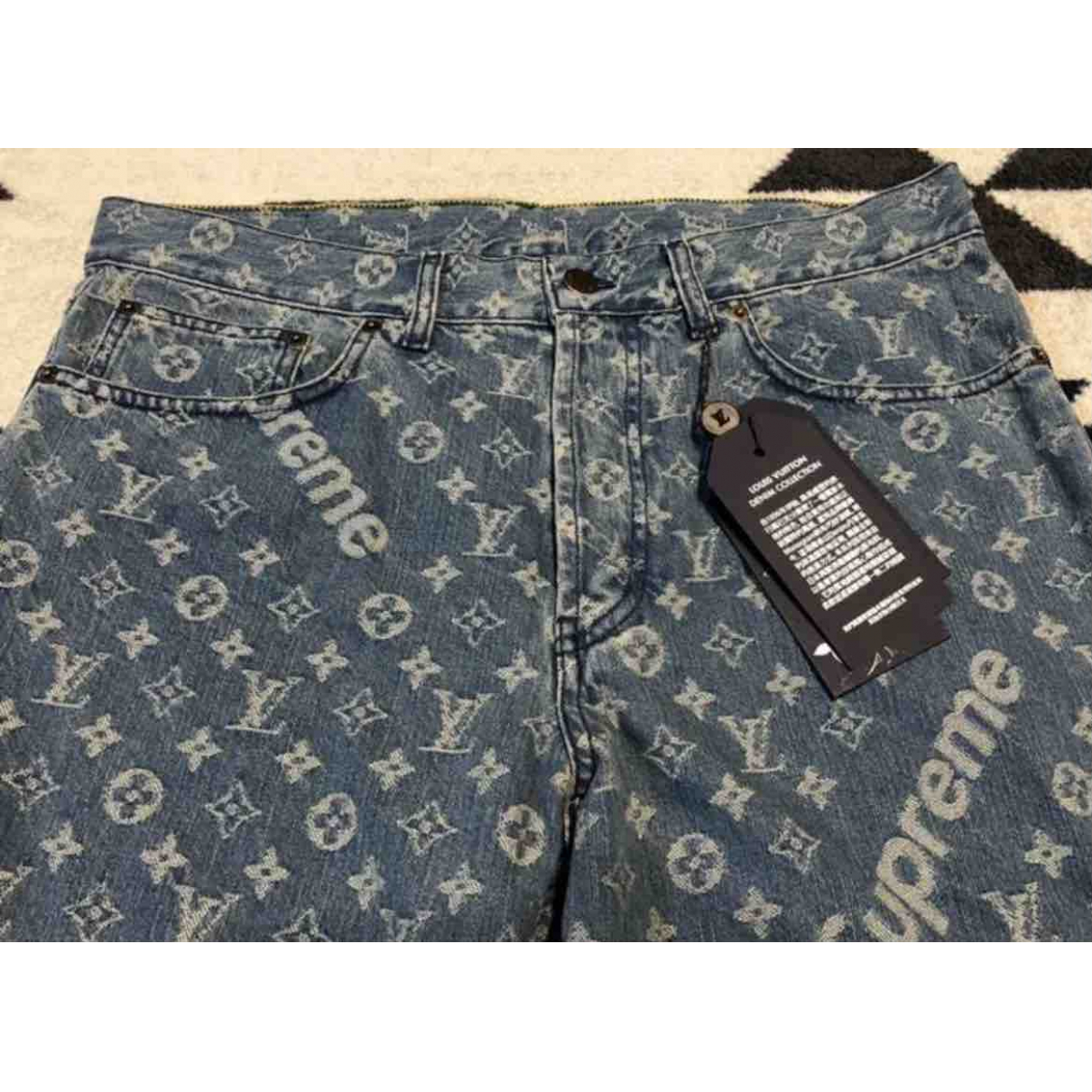 Straight jeans Louis Vuitton x Supreme 